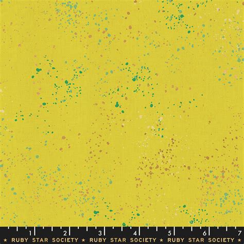 citron metallic fabric|Speckled Metallic Citron by Ruby Star for Moda RS5027.